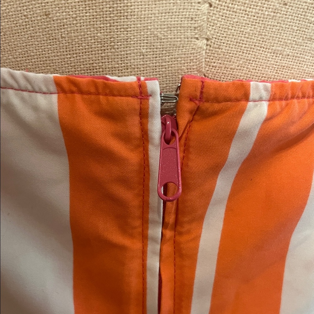 Pink, White and Orange Reversible Sundress - Picture 5 of 6
